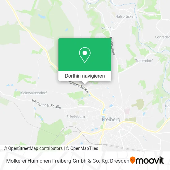 Molkerei Hainichen Freiberg Gmbh & Co. Kg Karte