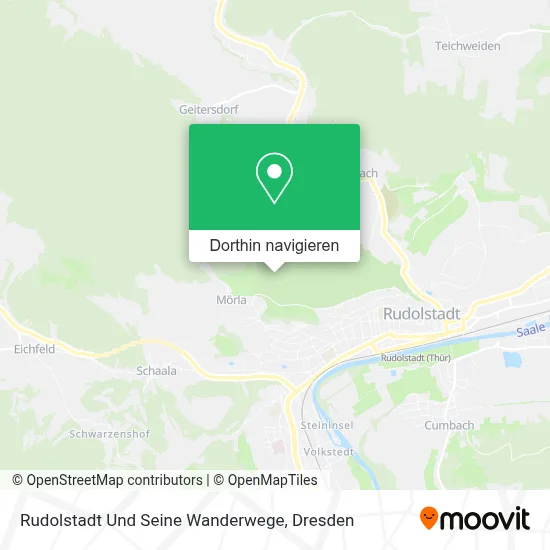 Rudolstadt Und Seine Wanderwege Karte