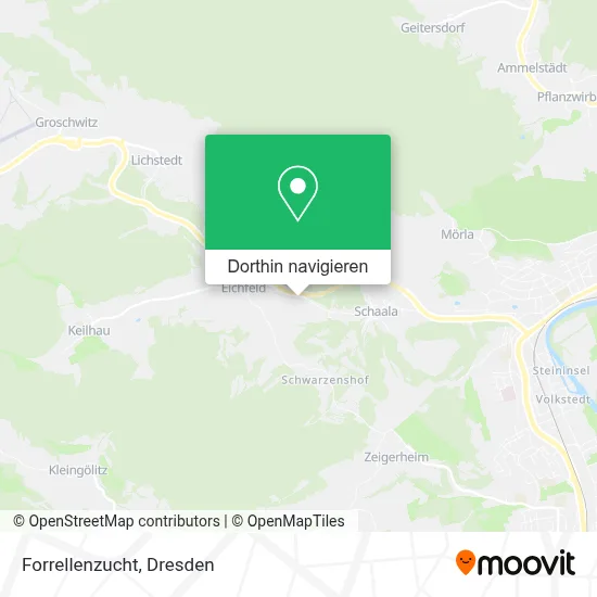 Forrellenzucht Karte