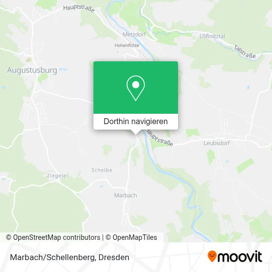 Marbach/Schellenberg Karte