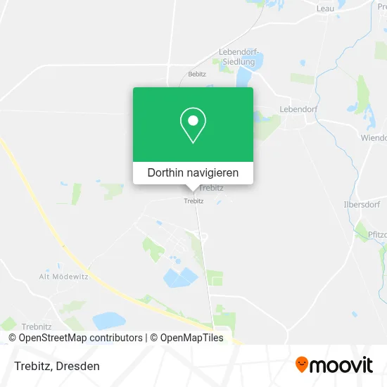 Trebitz Karte