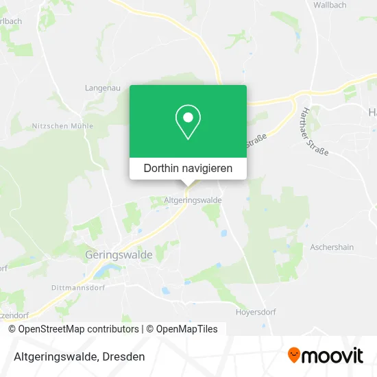 Altgeringswalde Karte