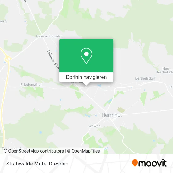 Strahwalde Mitte Karte