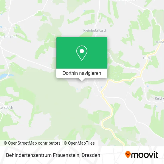 Behindertenzentrum Frauenstein Karte