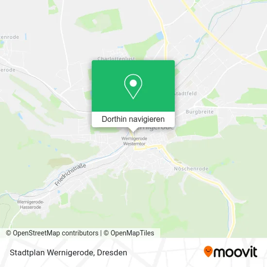 Stadtplan Wernigerode Karte