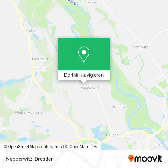Nepperwitz Karte