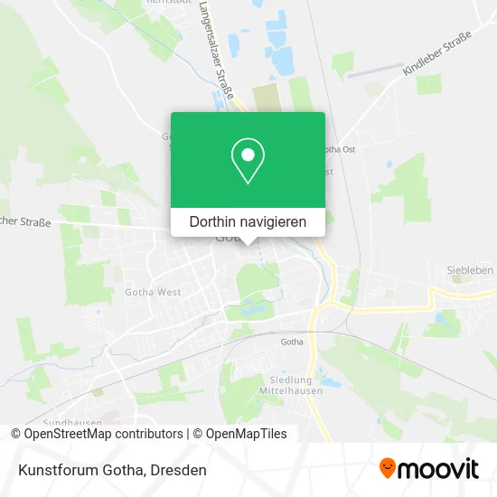 Kunstforum Gotha Karte