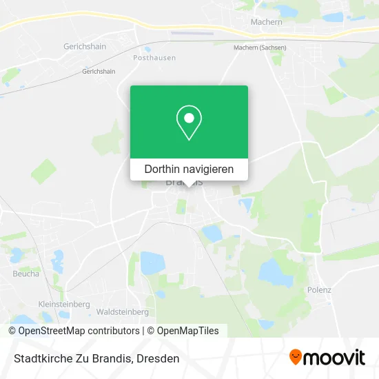 Stadtkirche Zu Brandis Karte