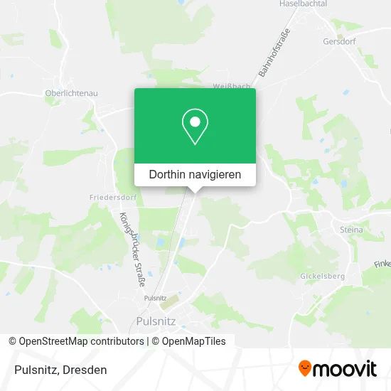 Pulsnitz Karte