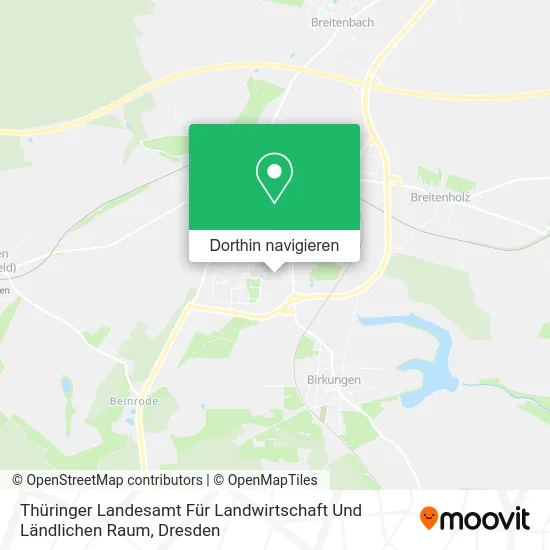 Thüringer Landesamt Für Landwirtschaft Und Ländlichen Raum Karte