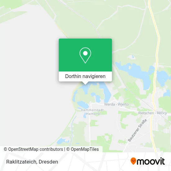 Raklitzateich Karte