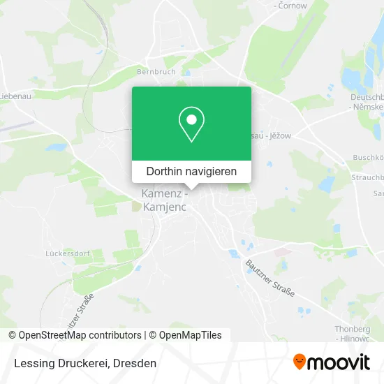 Lessing Druckerei Karte