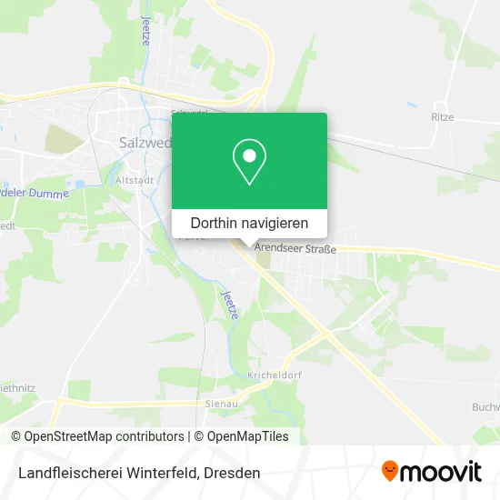 Landfleischerei Winterfeld Karte