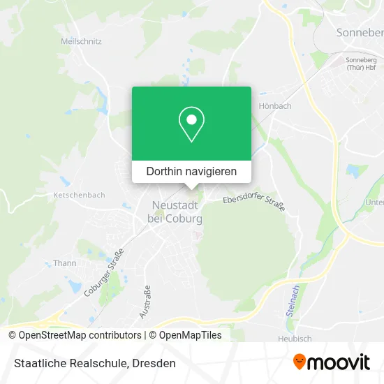 Staatliche Realschule Karte