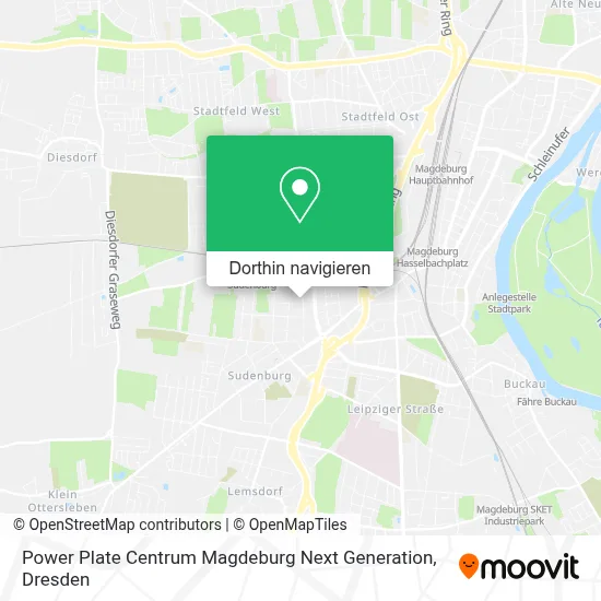 Power Plate Centrum Magdeburg Next Generation Karte