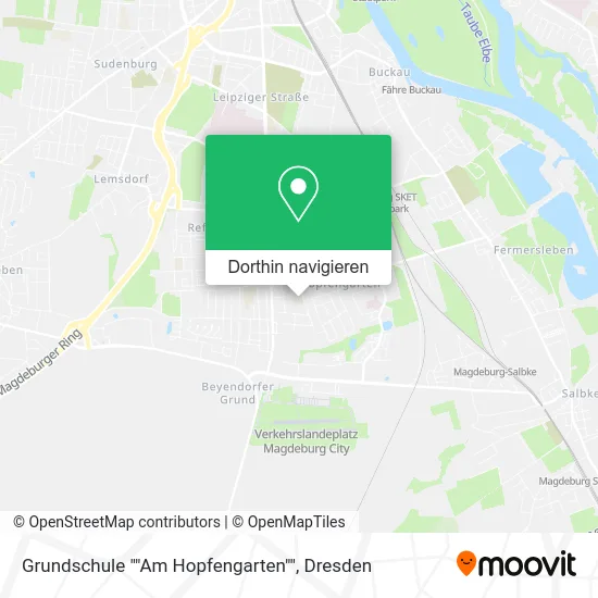 Grundschule ""Am Hopfengarten"" Karte