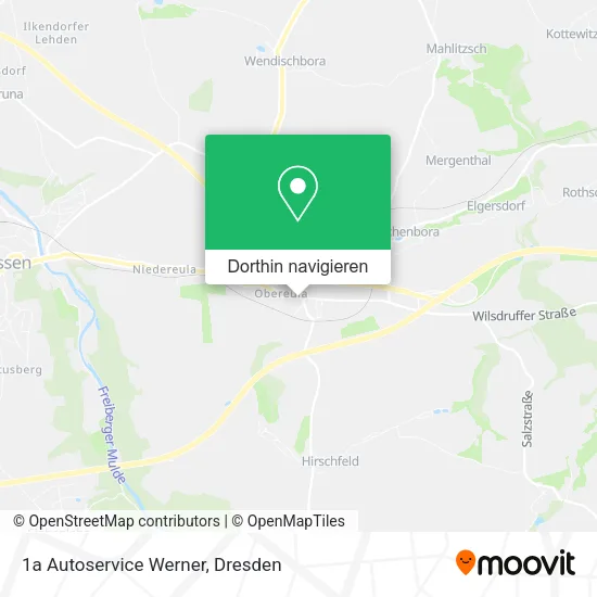 1a Autoservice Werner Karte