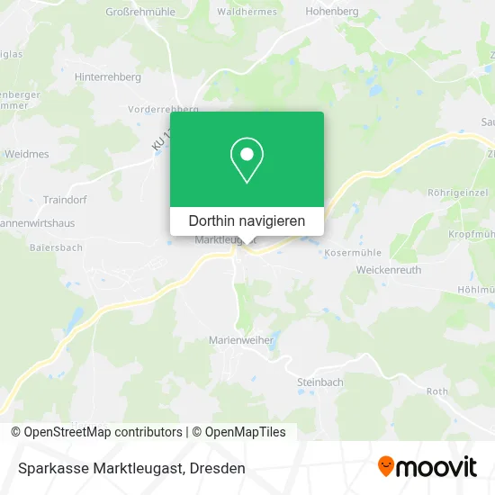 Sparkasse Marktleugast Karte