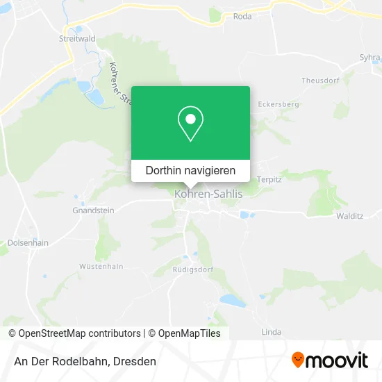 An Der Rodelbahn Karte