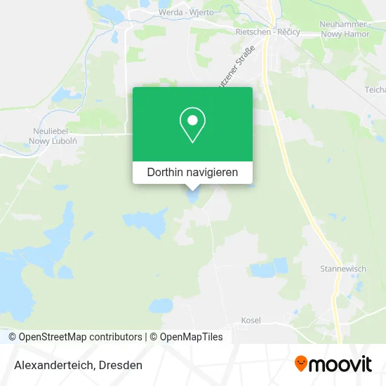 Alexanderteich Karte