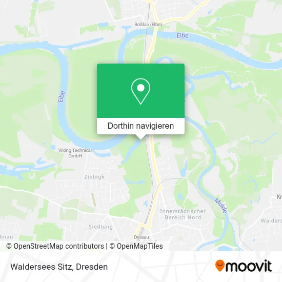 Waldersees Sitz Karte