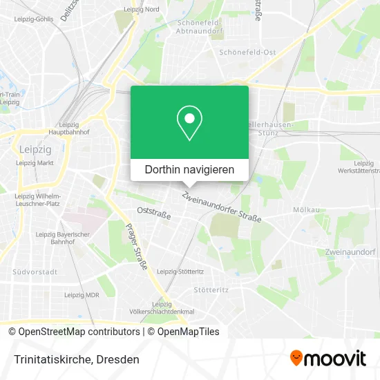 Trinitatiskirche Karte