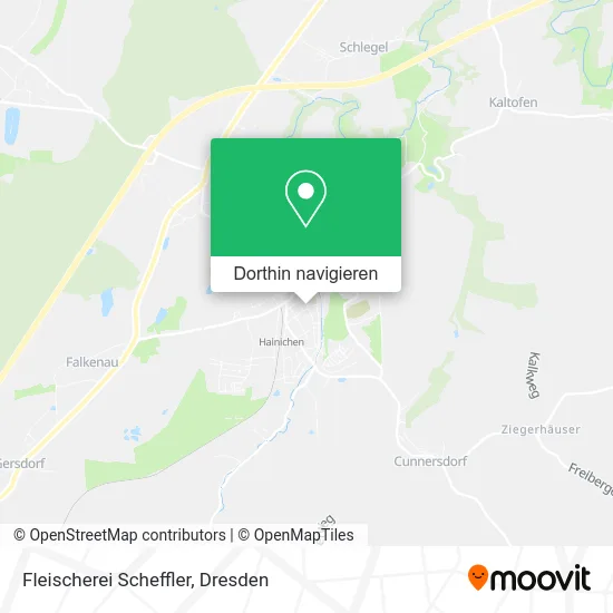 Fleischerei Scheffler Karte