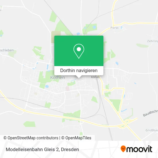 Modelleisenbahn Gleis 2 Karte