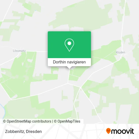 Zobbenitz Karte