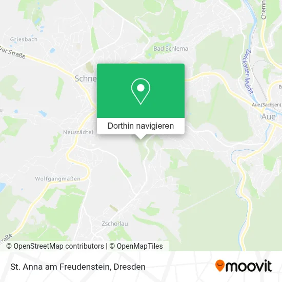 St. Anna am Freudenstein Karte