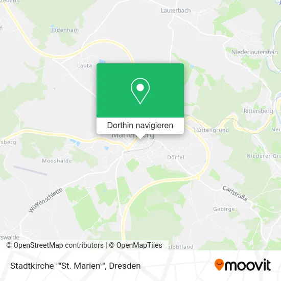 Stadtkirche ""St. Marien"" Karte