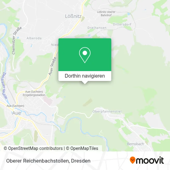 Oberer Reichenbachstollen Karte