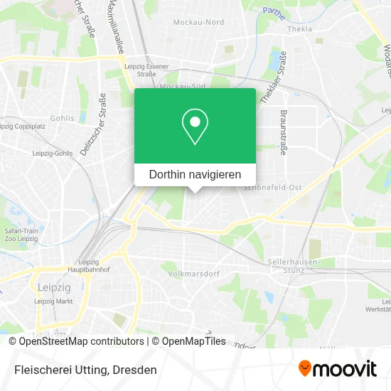 Fleischerei Utting Karte