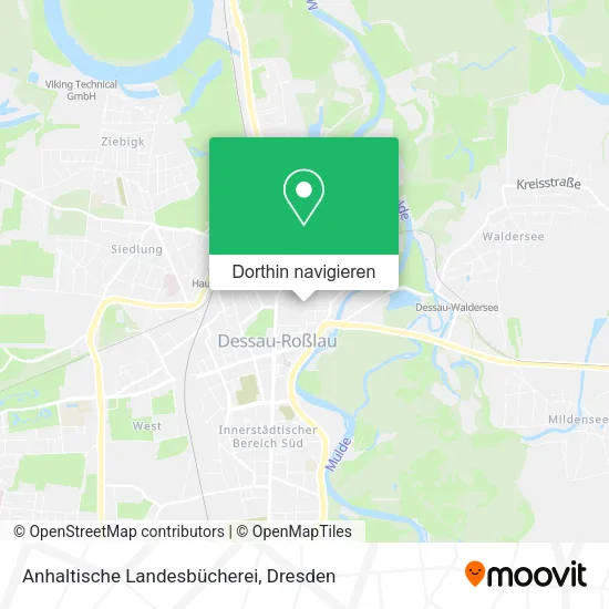 Anhaltische Landesbücherei Karte