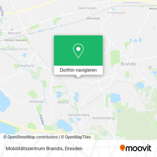 Mobilitätszentrum Brandis Karte
