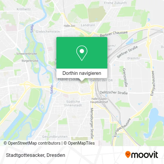 Stadtgottesacker Karte