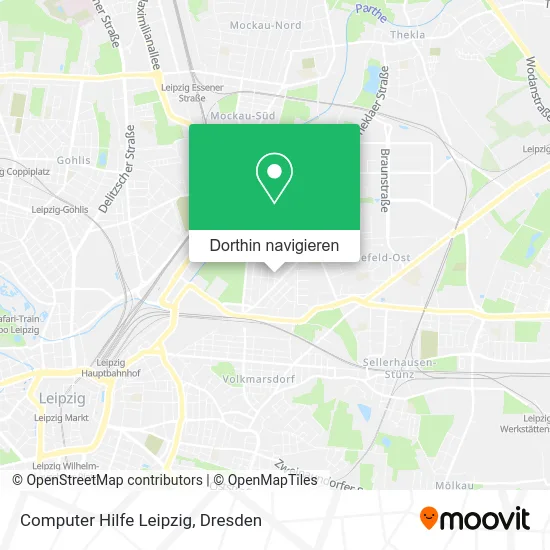 Computer Hilfe Leipzig Karte