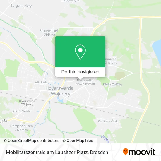 Mobilitätszentrale am Lausitzer Platz Karte