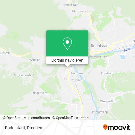 Rudolstadt Karte