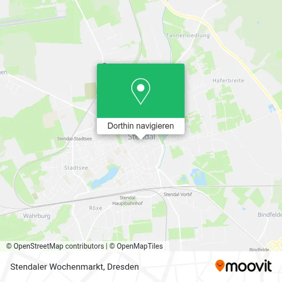 Stendaler Wochenmarkt Karte