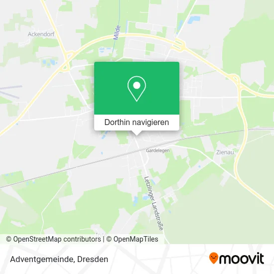 Adventgemeinde Karte