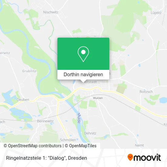 Ringelnatzstele 1: "Dialog" Karte