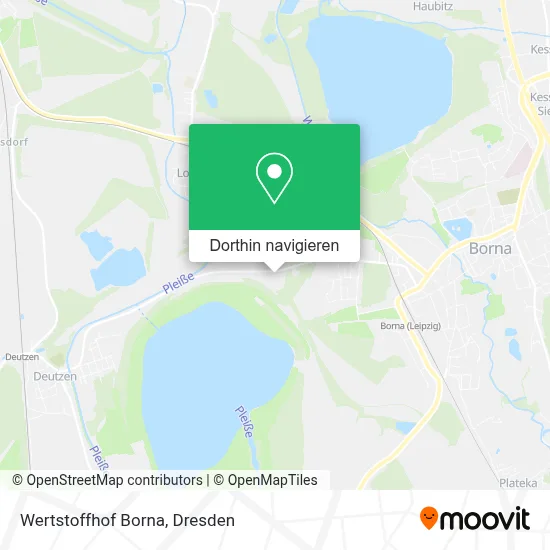 Wertstoffhof Borna Karte