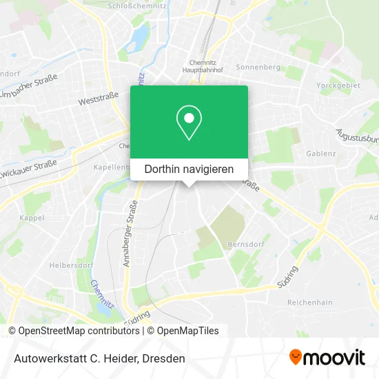 Autowerkstatt C. Heider Karte