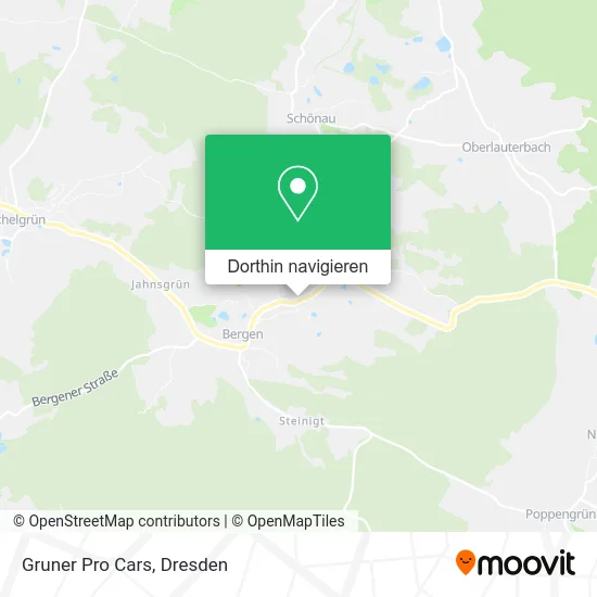 Gruner Pro Cars Karte