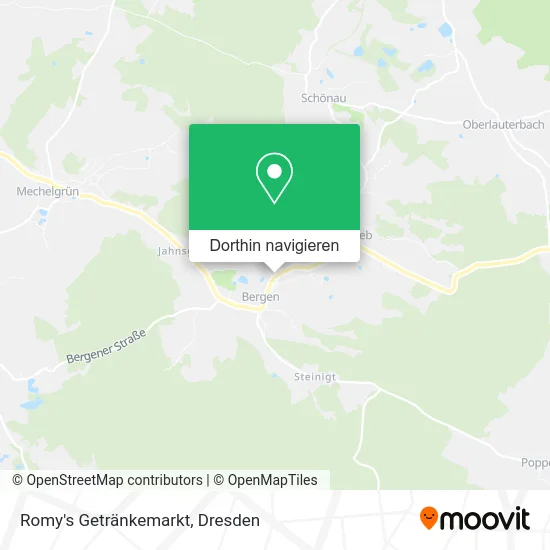 Romy's Getränkemarkt Karte