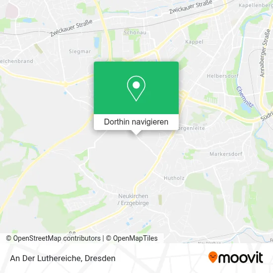 An Der Luthereiche Karte