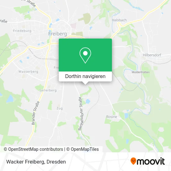 Wacker Freiberg Karte