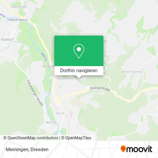 Meiningen Karte