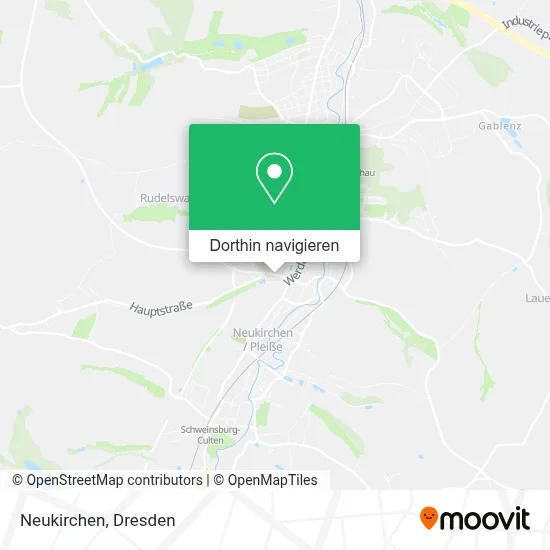 Neukirchen Karte